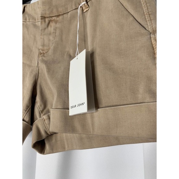 Sold Dear John NWT Clay Hampton Cuffed Bermuda Shorts Women's Size 29 - Picture 2 of 6